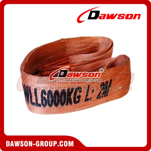 WLL 6 Ton Polyester Webbing Slings - Lifting Slings